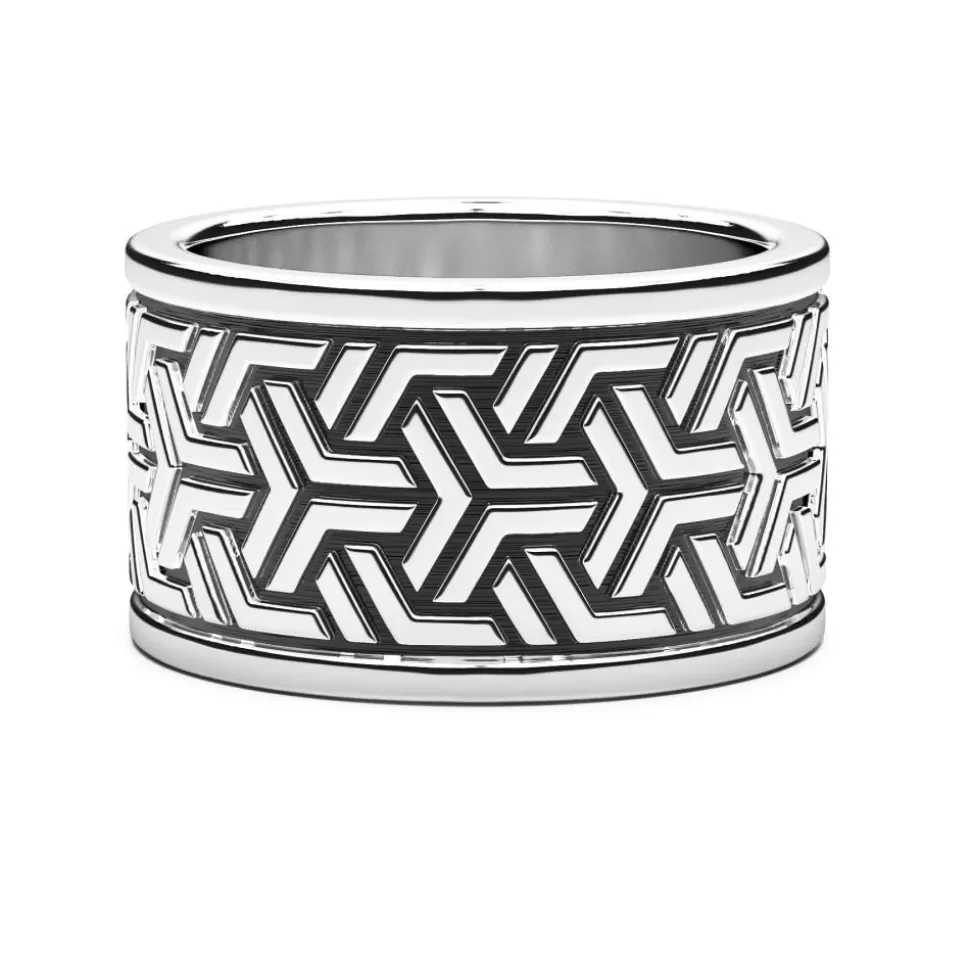 Zancan Silver Broad Band Ring.^Zancan Gioielli Outlet