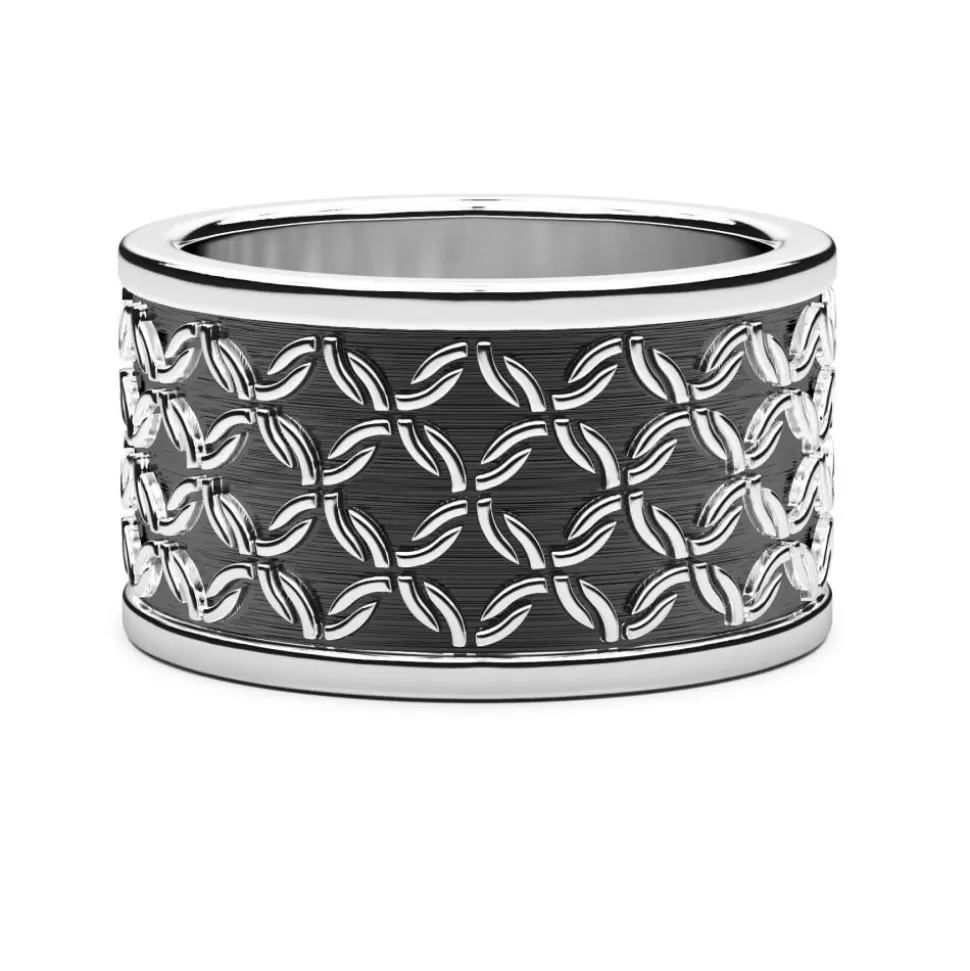 Zancan Silver Broad Band Ring.^Zancan Gioielli New