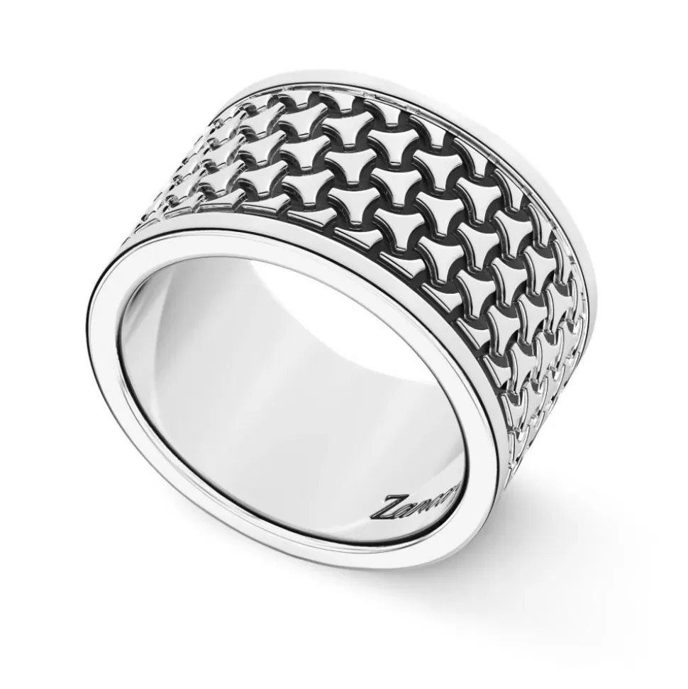 Zancan Silver Broad Band Ring.^Zancan Gioielli Hot