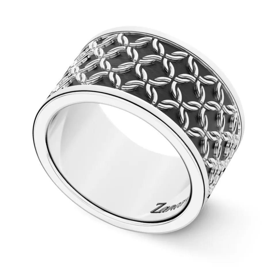 Zancan Silver Broad Band Ring.^Zancan Gioielli New