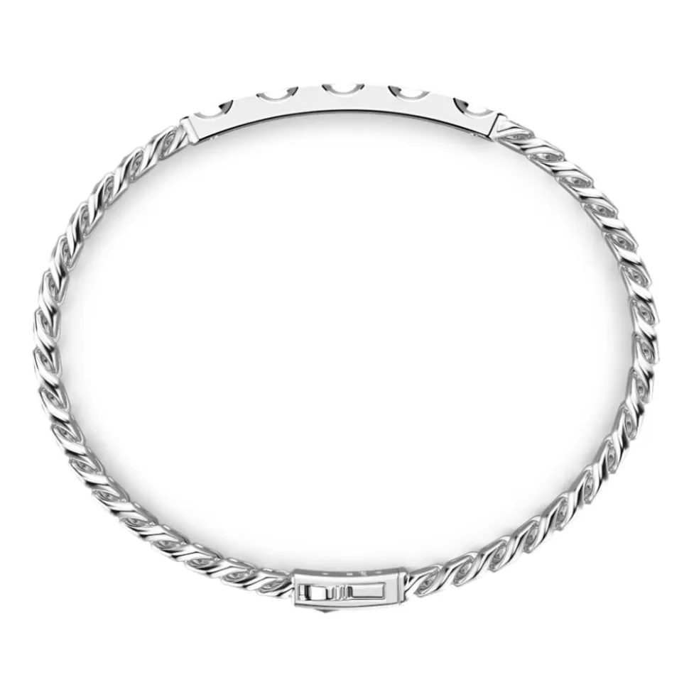 Zancan Silver Curb Chain Bracelet With Drum.^Zancan Gioielli Best