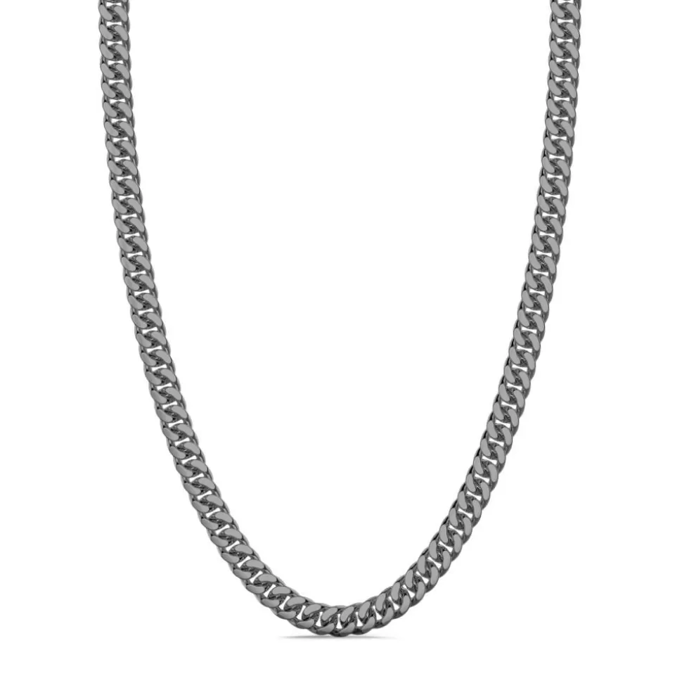 Zancan Silver Curb Chain Necklace.^Zancan Gioielli Fashion