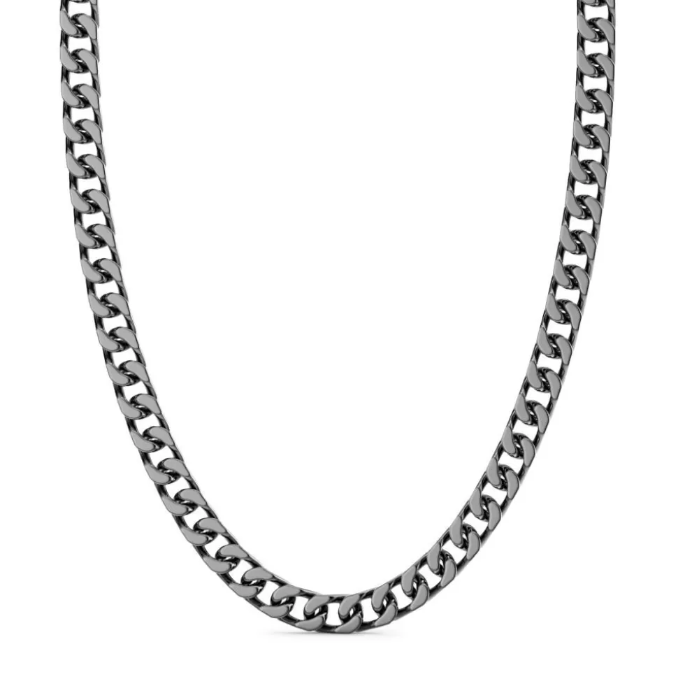 Zancan Silver Curb Chain Necklace.^Zancan Gioielli Clearance