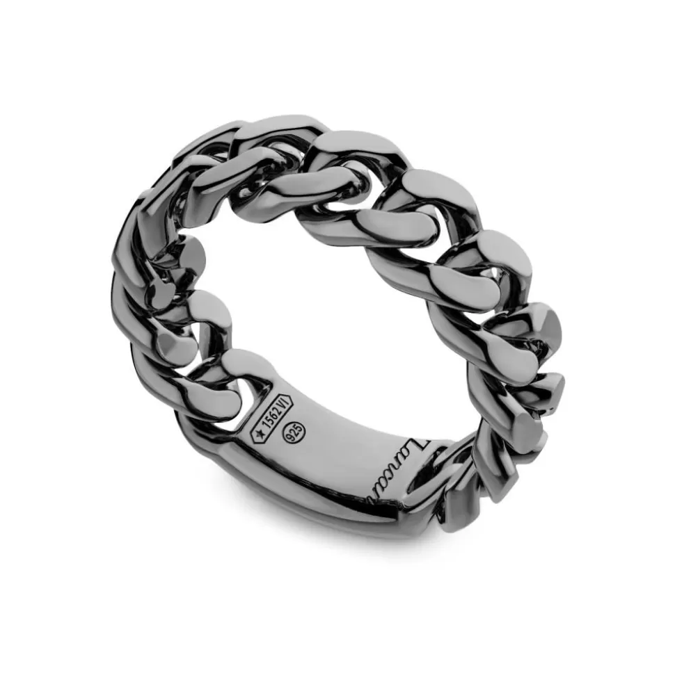 Zancan Silver Curb Chain Ring.^Zancan Gioielli Flash Sale