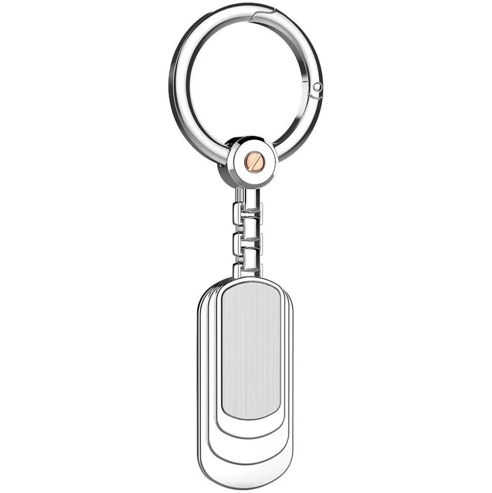 Zancan Silver Keychain With Rose Gold Screw.^Zancan Gioielli Best