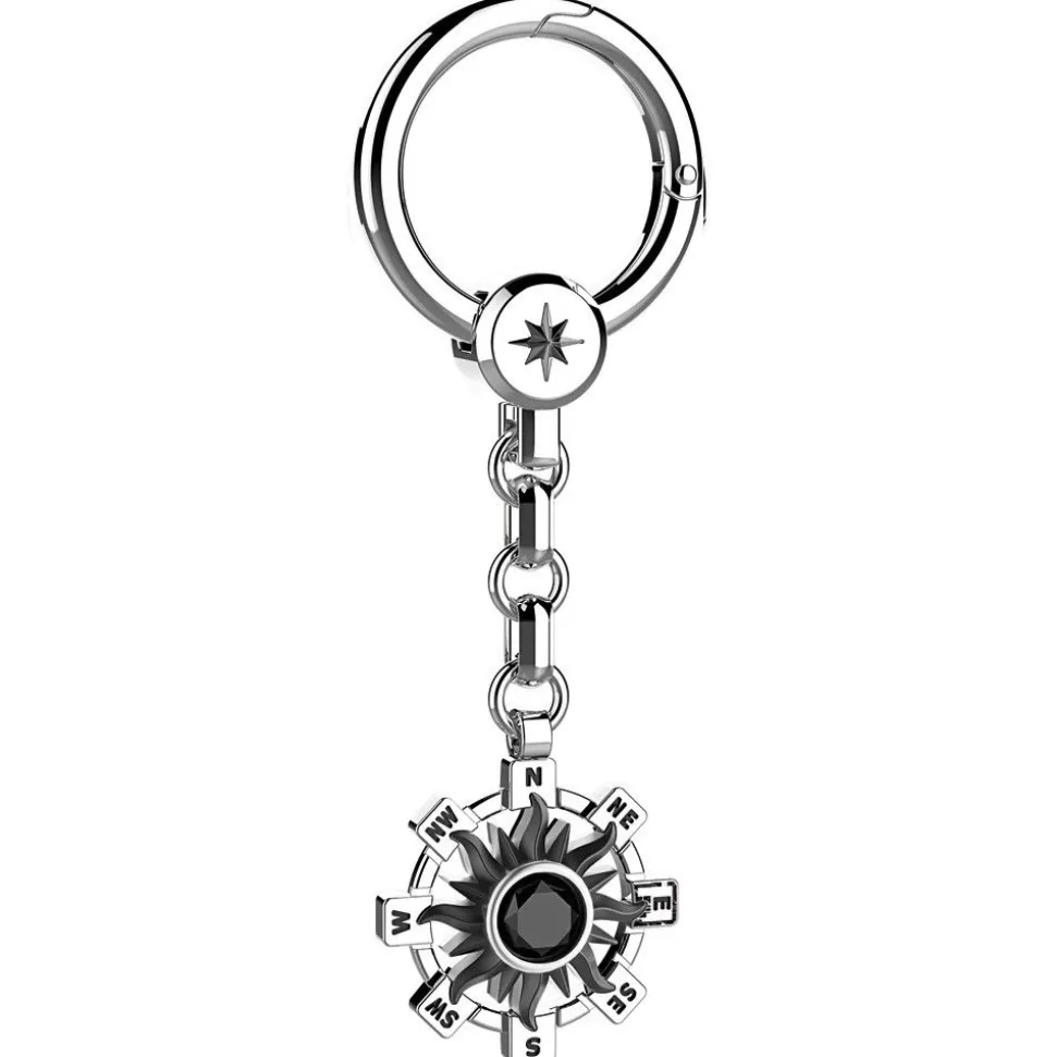 Zancan Silver Keychain With Sun^Zancan Gioielli Hot