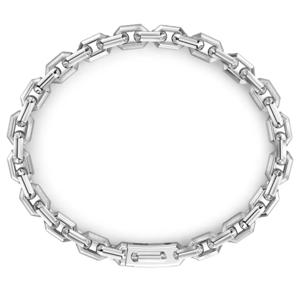 Zancan Silver Link-Only Bracelet With Black Stones.^Zancan Gioielli Best Sale