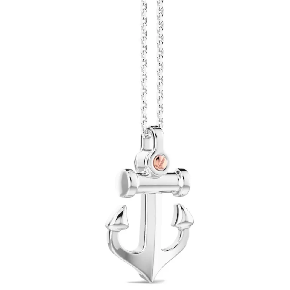 Zancan Silver Necklace With Anchor Pendant.^Zancan Gioielli Best