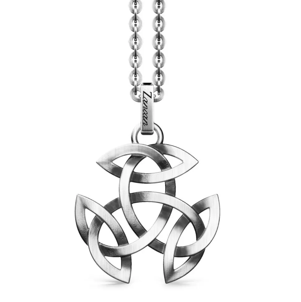 Zancan Silver Necklace With Celtic Pendant.^Zancan Gioielli Shop