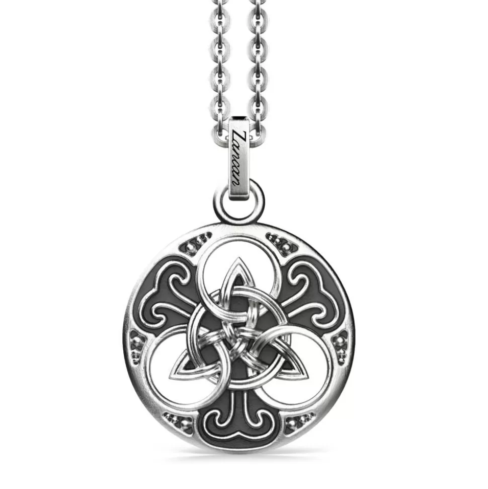 Zancan Silver Necklace With Celtic Pendant.^Zancan Gioielli Best