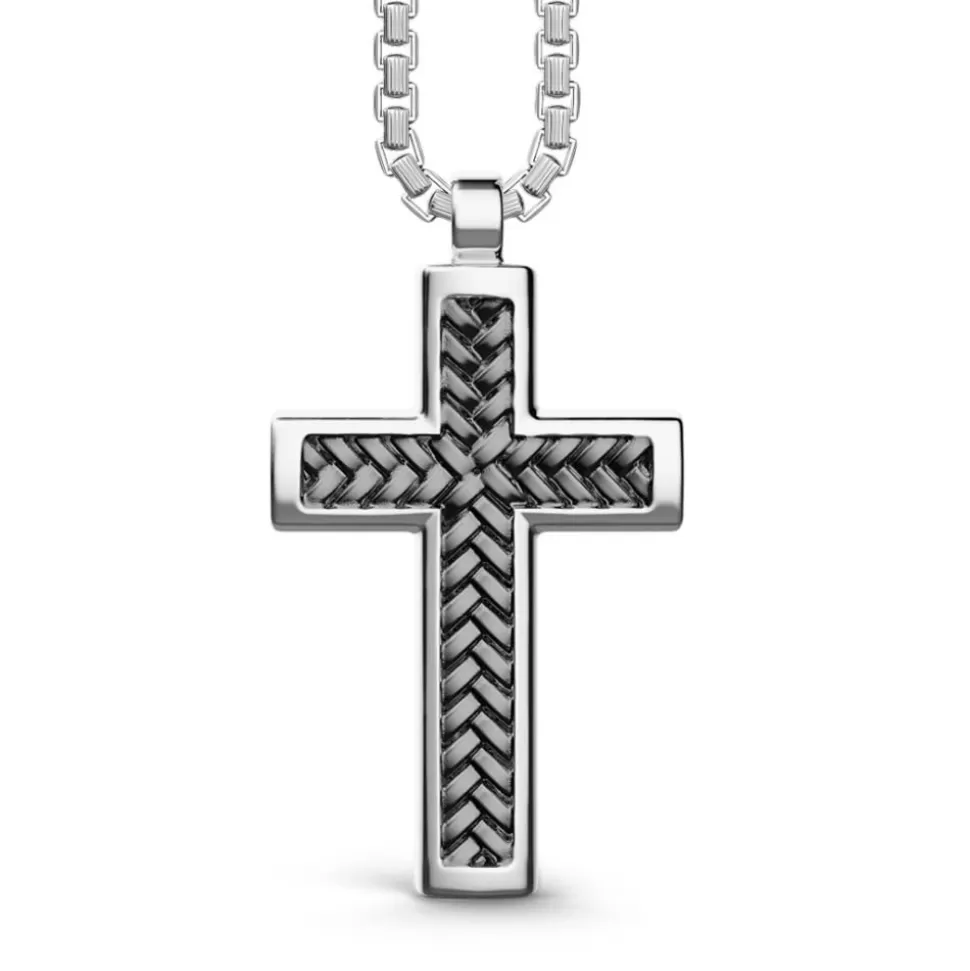 Zancan Silver Necklace With Cross Pendant.^Zancan Gioielli Sale