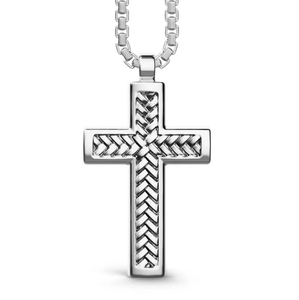 Zancan Silver Necklace With Cross Pendant.^Zancan Gioielli Cheap