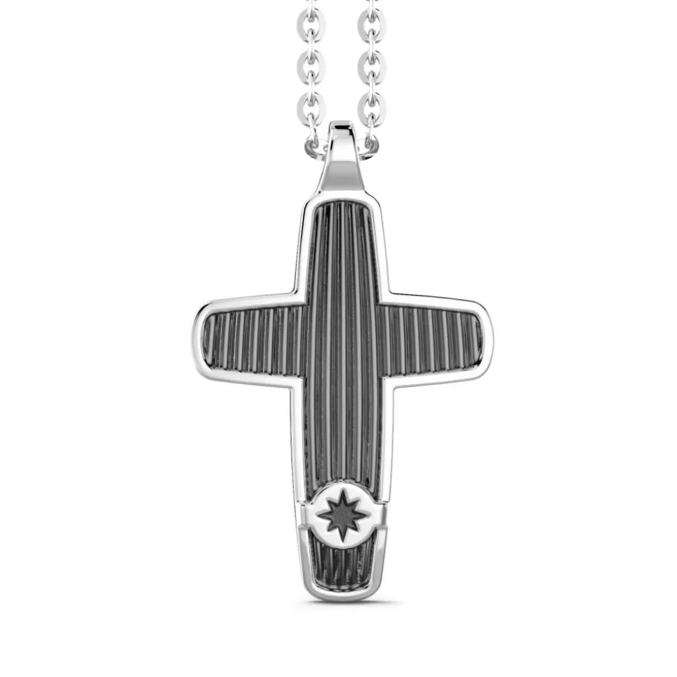 Zancan Silver Necklace With Cross Pendant.^Zancan Gioielli Best Sale