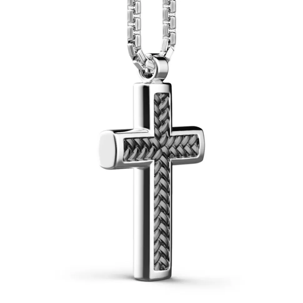 Zancan Silver Necklace With Cross Pendant.^Zancan Gioielli Sale