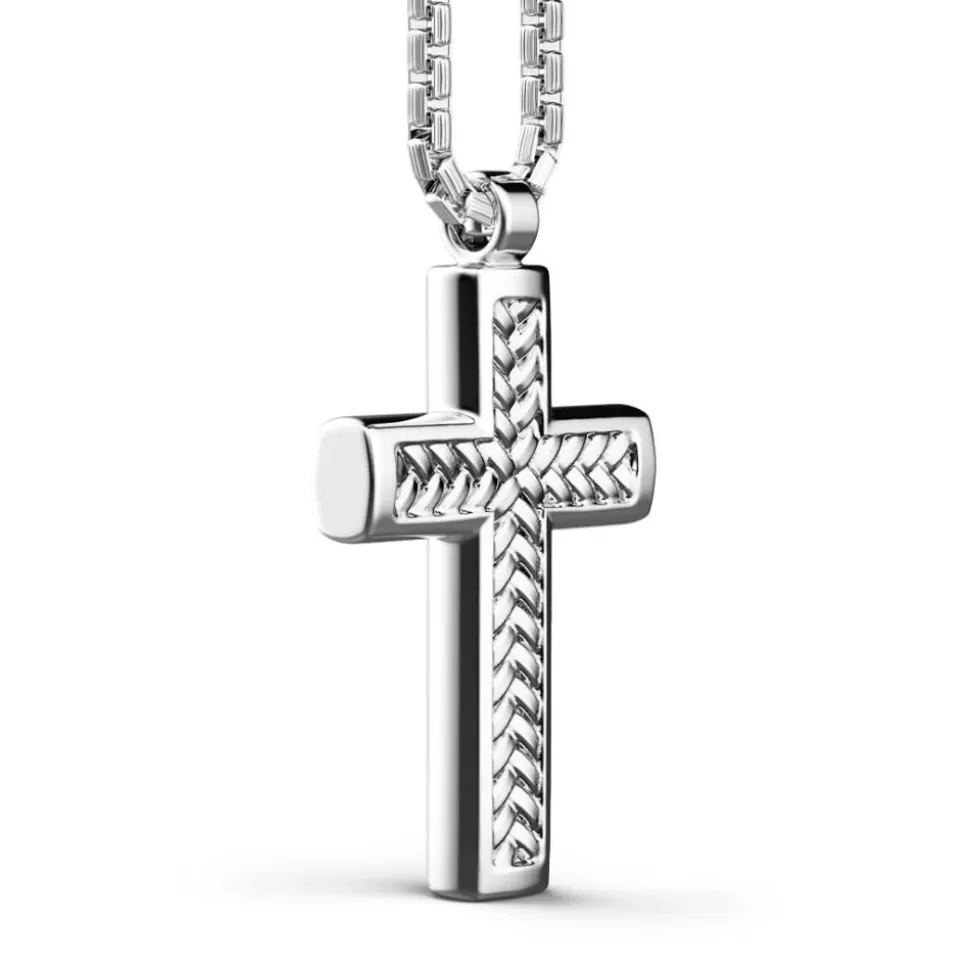 Zancan Silver Necklace With Cross Pendant.^Zancan Gioielli Cheap