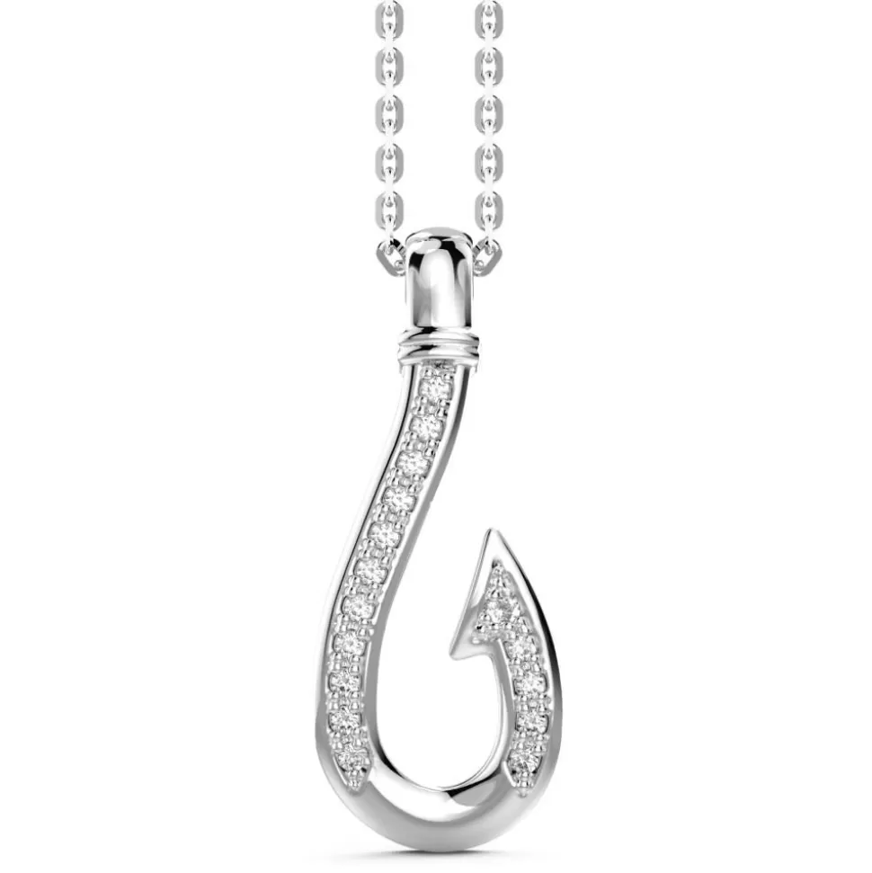 Zancan Silver Necklace With Hook Pendant And Stones.^Zancan Gioielli Discount