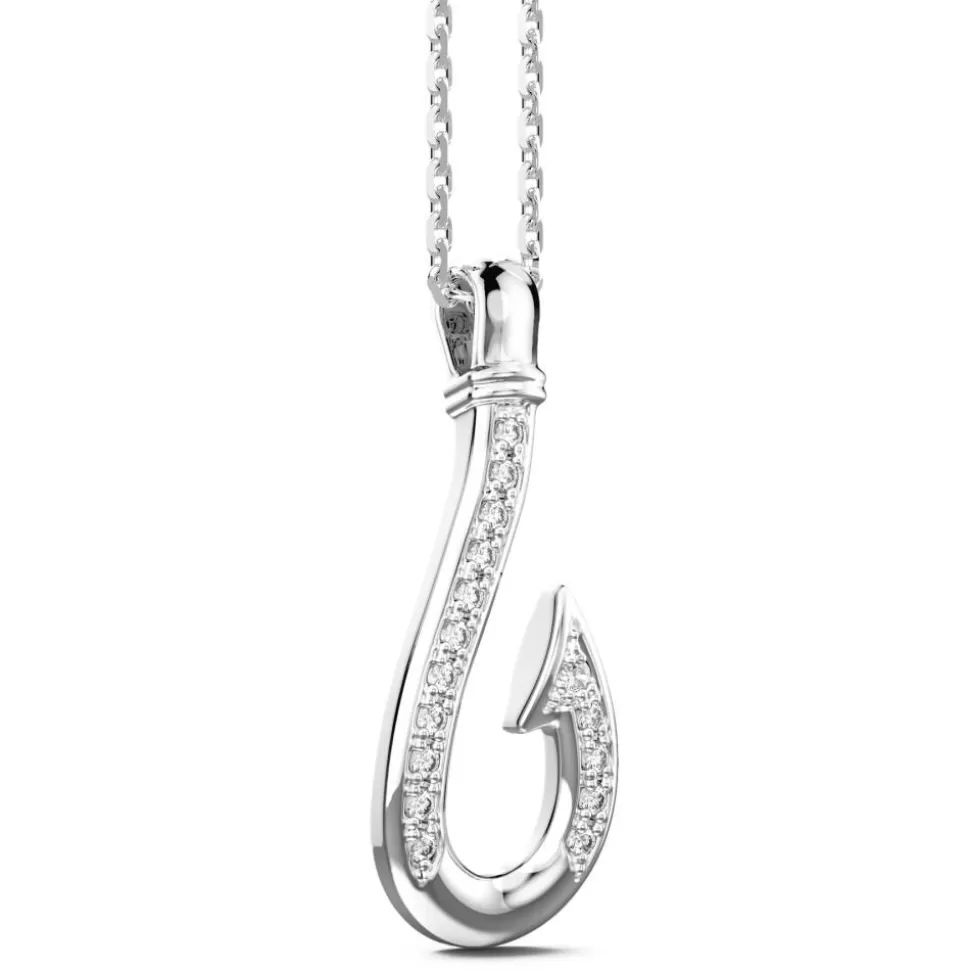 Zancan Silver Necklace With Hook Pendant And Stones.^Zancan Gioielli Discount