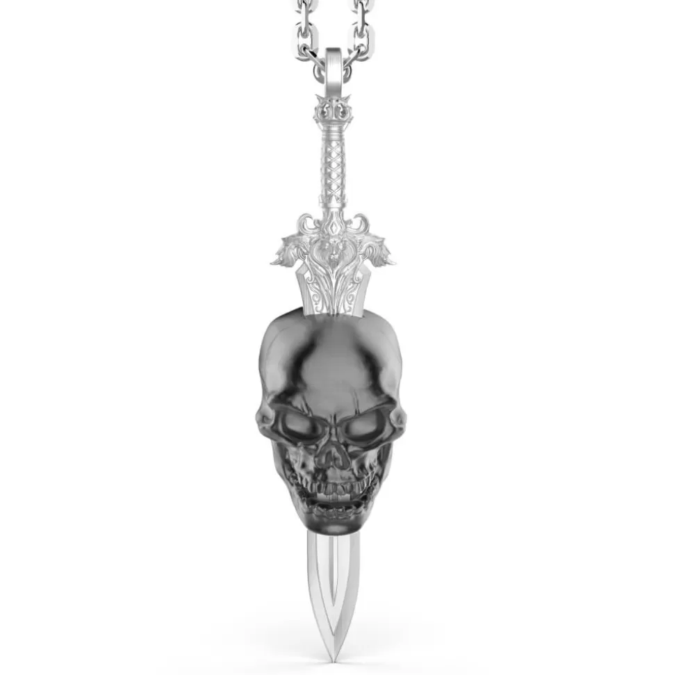 Zancan Silver Necklace With Skull.^Zancan Gioielli Discount