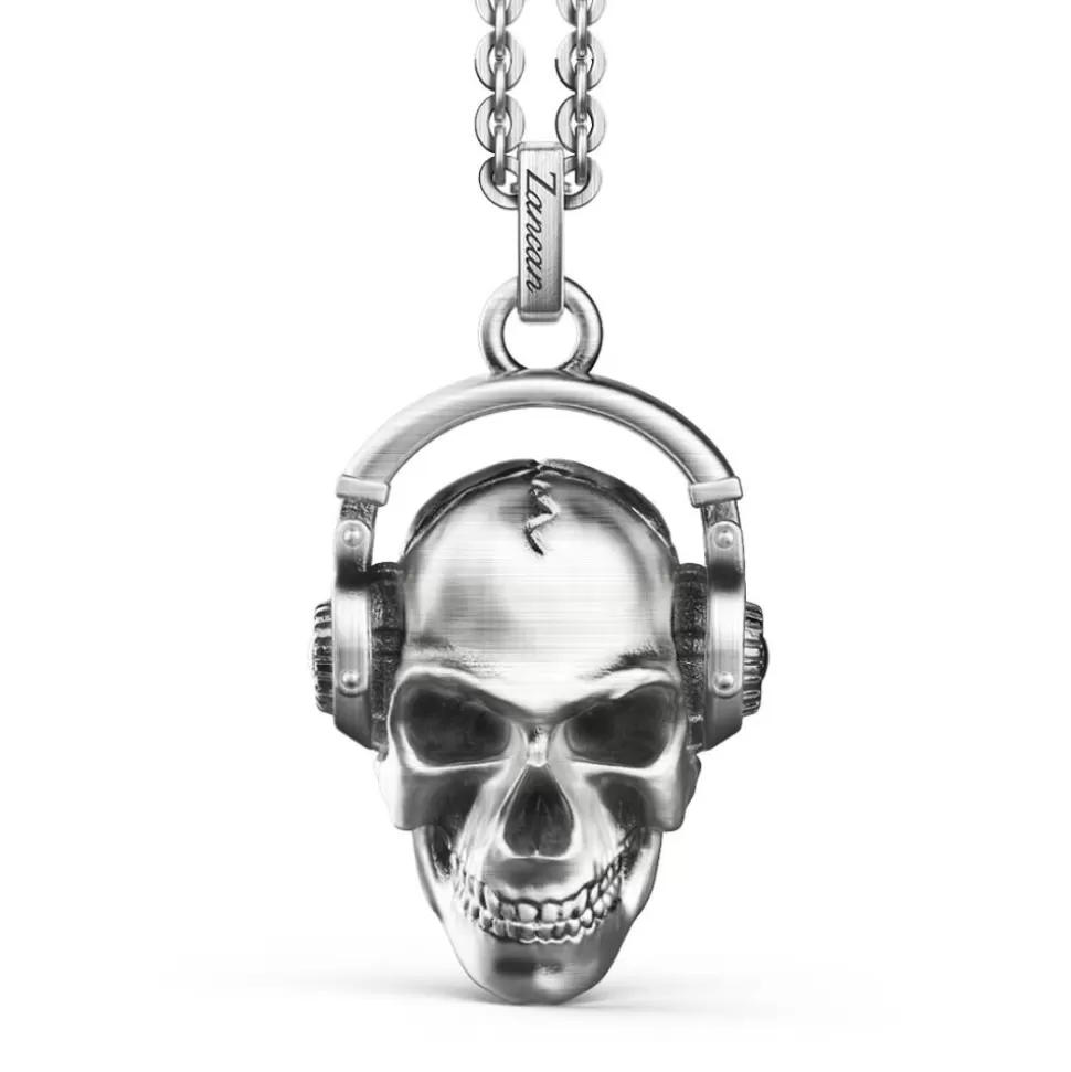 Zancan Silver Necklace With Skull.^Zancan Gioielli Fashion