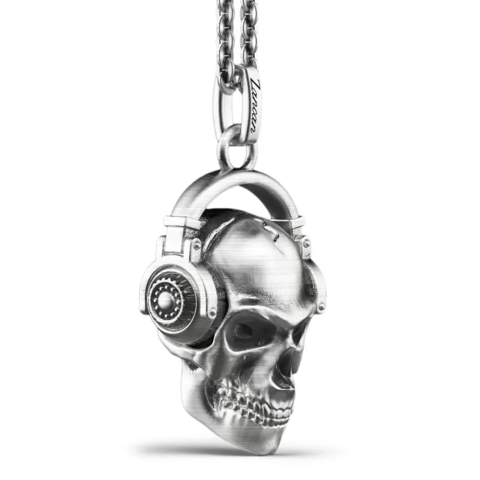 Zancan Silver Necklace With Skull.^Zancan Gioielli Fashion