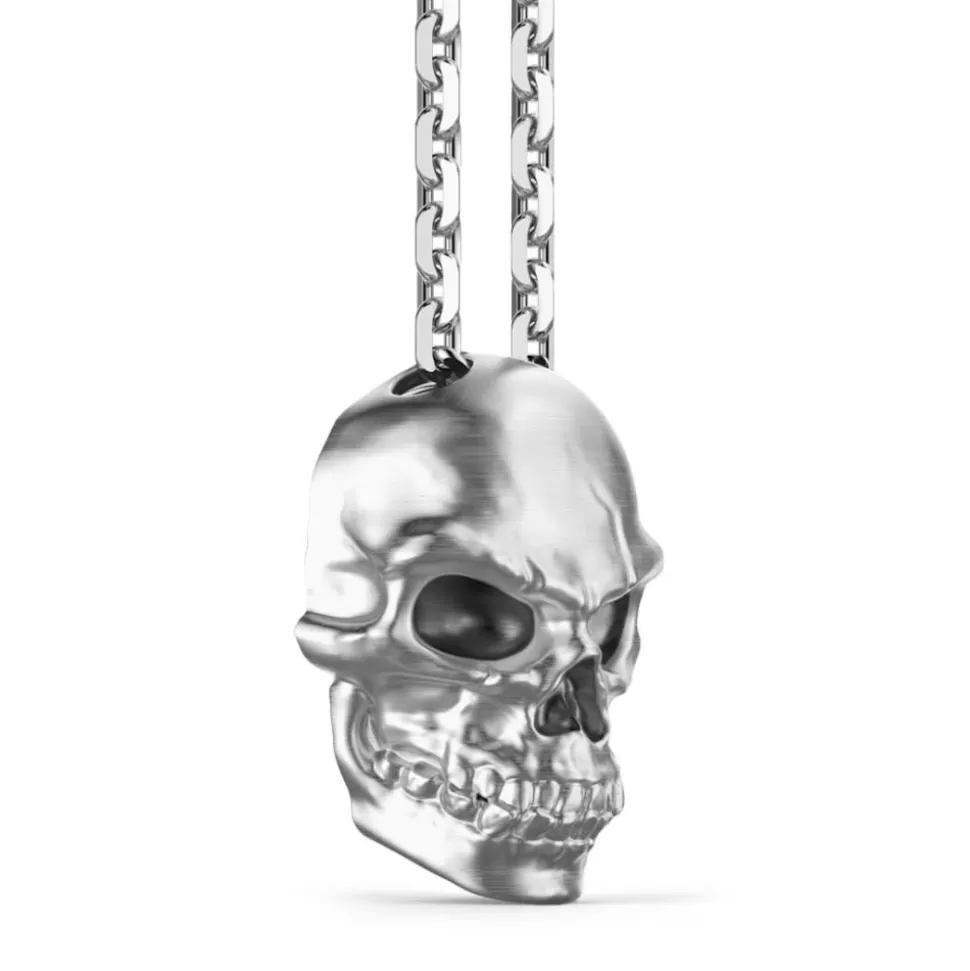 Zancan Silver Necklace With Skull Pendant.^Zancan Gioielli Online