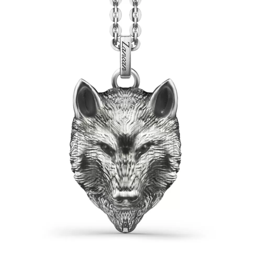 Zancan Silver Necklace With Wolf.^Zancan Gioielli Discount