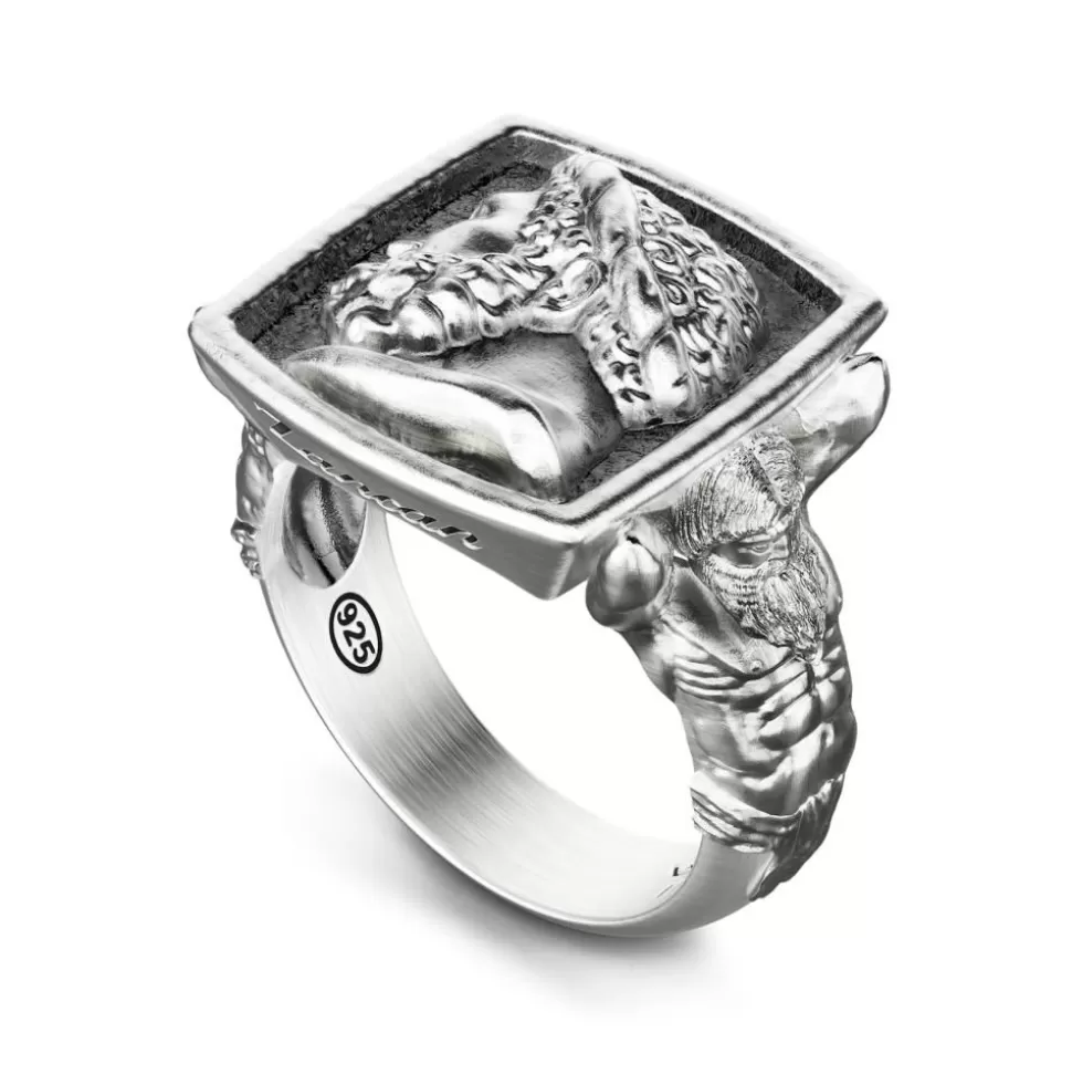 Zancan Silver Ring With Adonis.^Zancan Gioielli Cheap