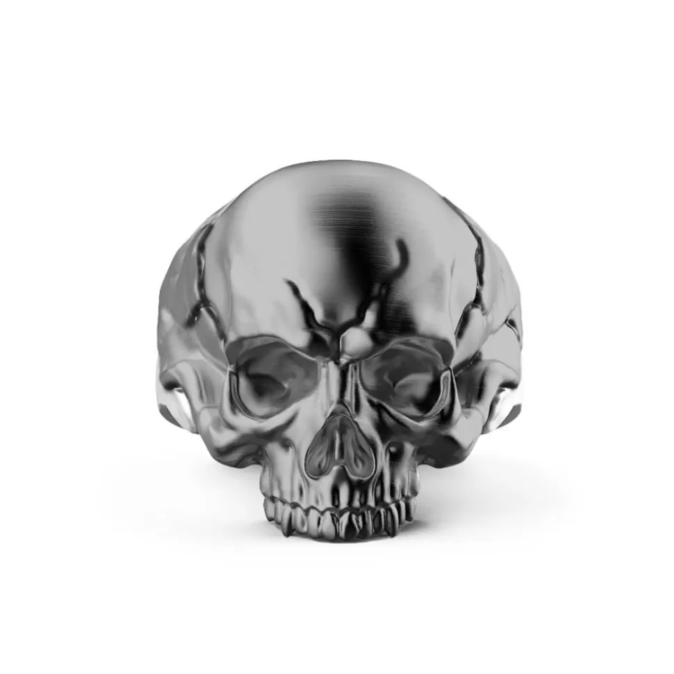 Zancan Silver Skull Ring^Zancan Gioielli Shop