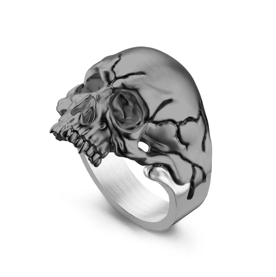 Zancan Silver Skull Ring^Zancan Gioielli Shop