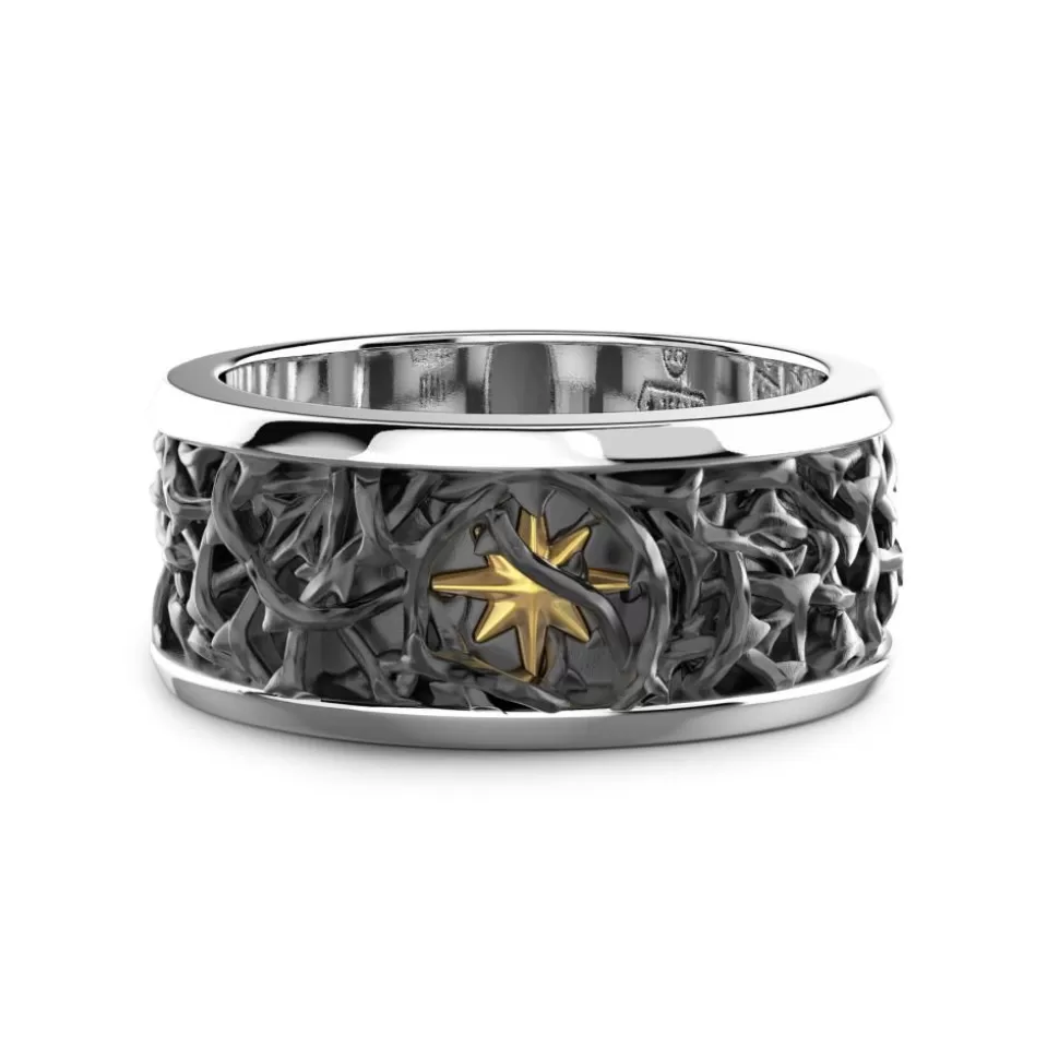 Zancan Silver Thorny Band Ring.^Zancan Gioielli Discount