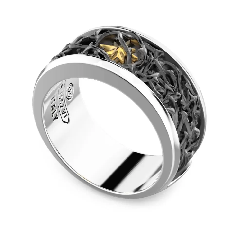 Zancan Silver Thorny Band Ring.^Zancan Gioielli Discount