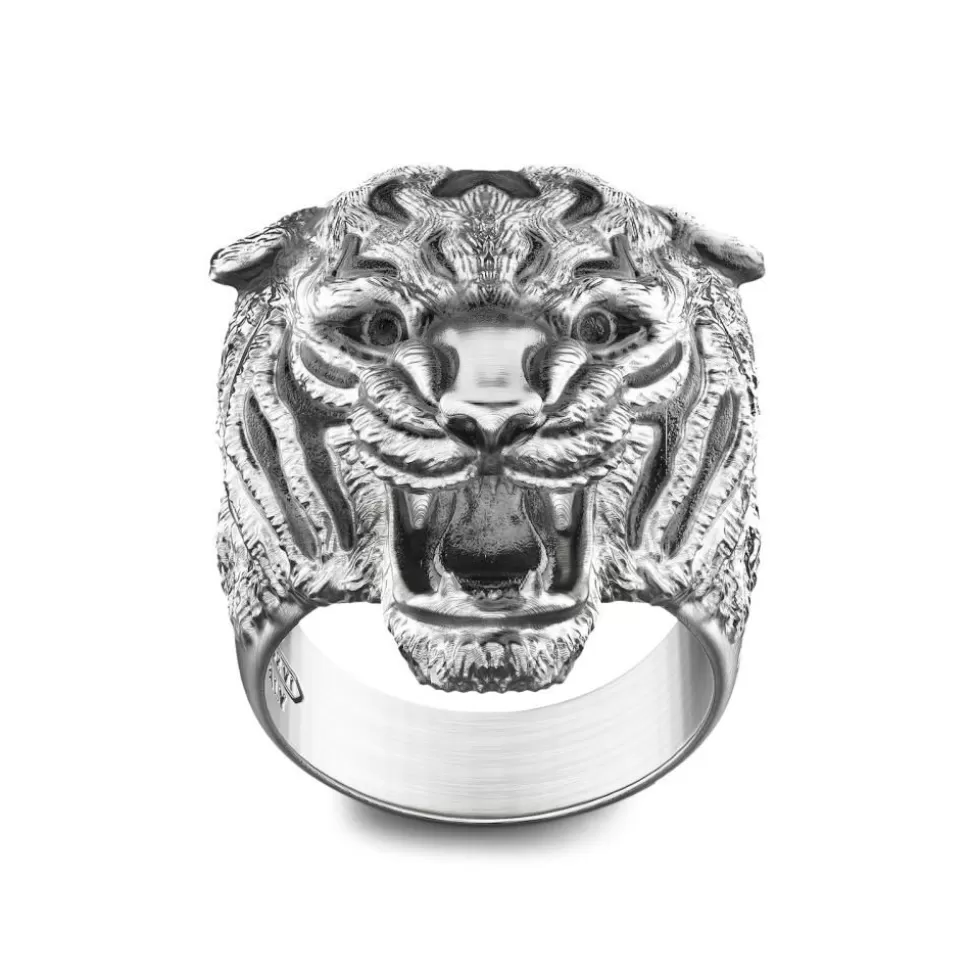 Zancan Silver Tiger Ring.^Zancan Gioielli Clearance