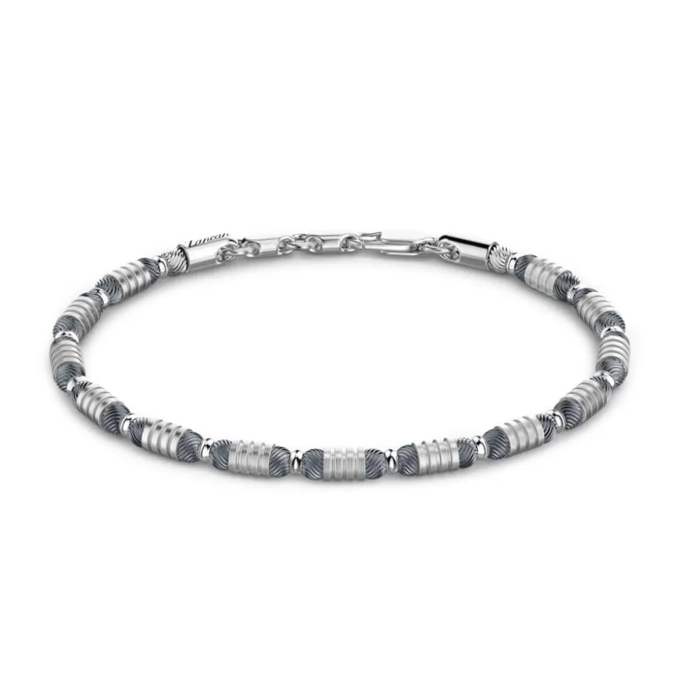 Zancan Soft Silver Beads And Tubular Element Bracelet.^Zancan Gioielli Discount