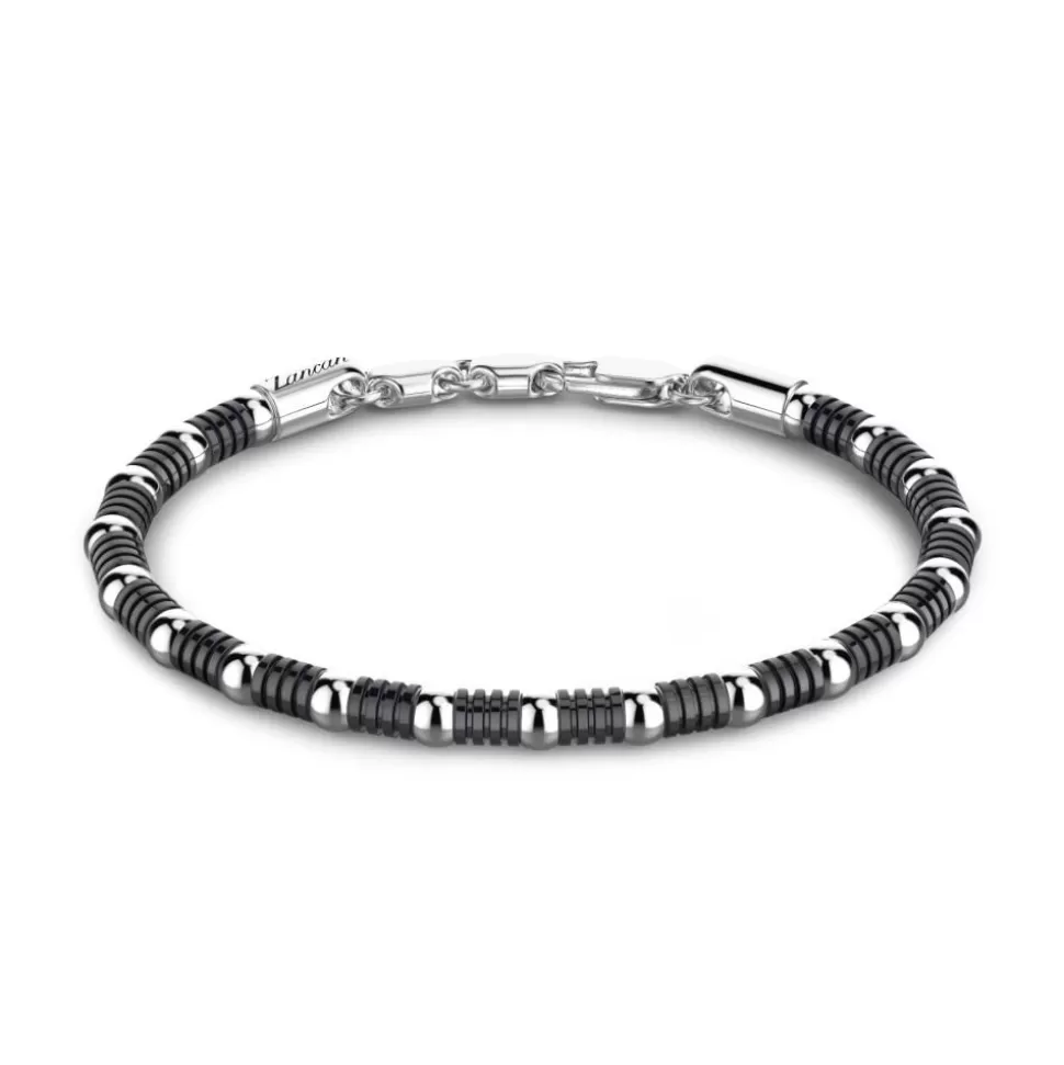 Zancan Soft Silver Beads And Tubular Element Bracelet.^Zancan Gioielli Shop