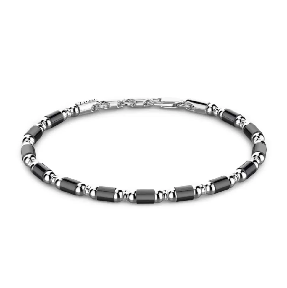 Zancan Soft Silver Beads And Tubular Element Bracelet.^Zancan Gioielli Hot