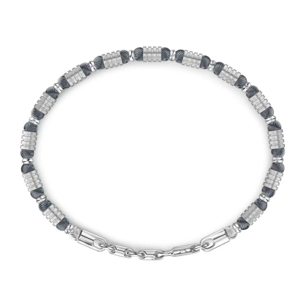 Zancan Soft Silver Beads And Tubular Element Bracelet.^Zancan Gioielli Discount