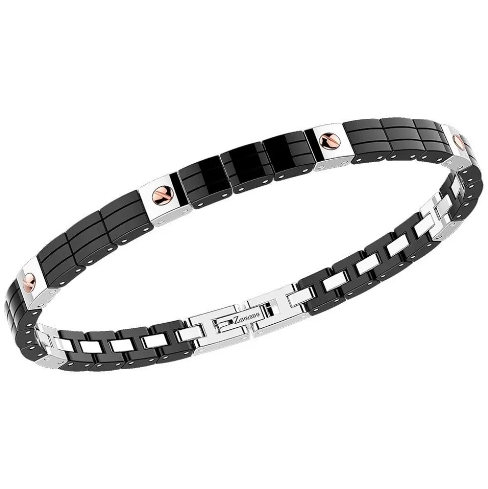 Zancan Steel And Black Ceramic Bracelet^Zancan Gioielli Best