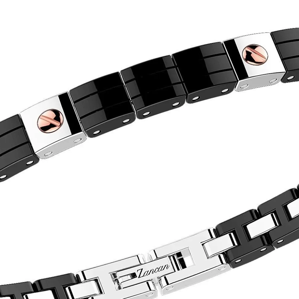 Zancan Steel And Black Ceramic Bracelet^Zancan Gioielli Best