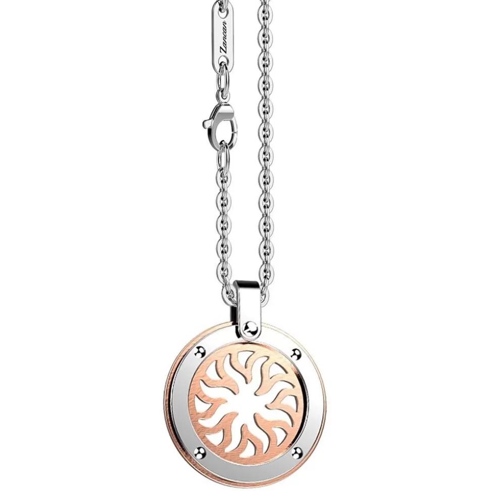 Zancan Steel Necklace With Sun.^Zancan Gioielli Clearance