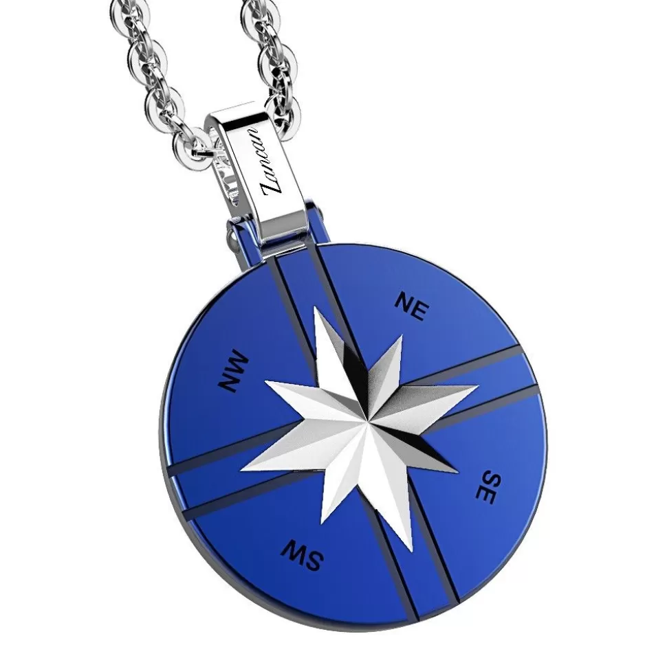 Zancan Steel Necklace With Wind Rose.^Zancan Gioielli Cheap