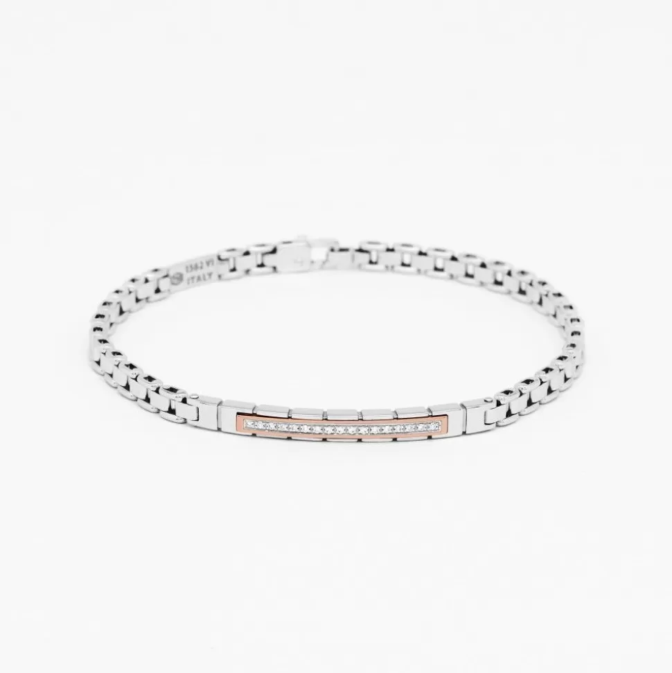 Zancan White Gold Bracelet With Diamonds.^Zancan Gioielli Clearance