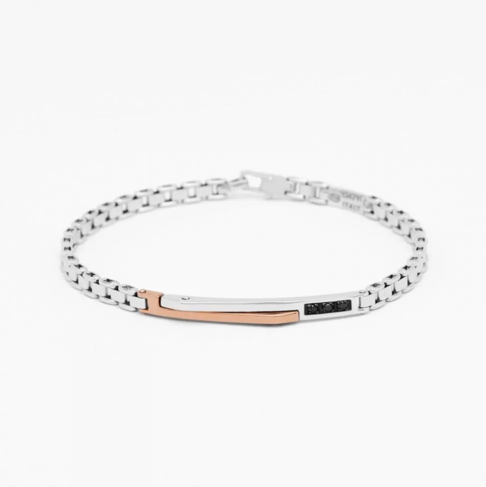 Zancan White Gold Bracelet With Diamonds.^Zancan Gioielli Outlet