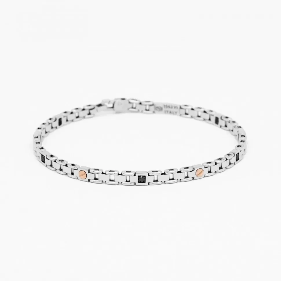 Zancan White Gold Bracelet With Diamonds.^Zancan Gioielli Shop