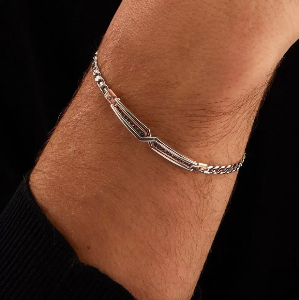 Zancan White Gold Bracelet With Diamonds.^Zancan Gioielli Cheap