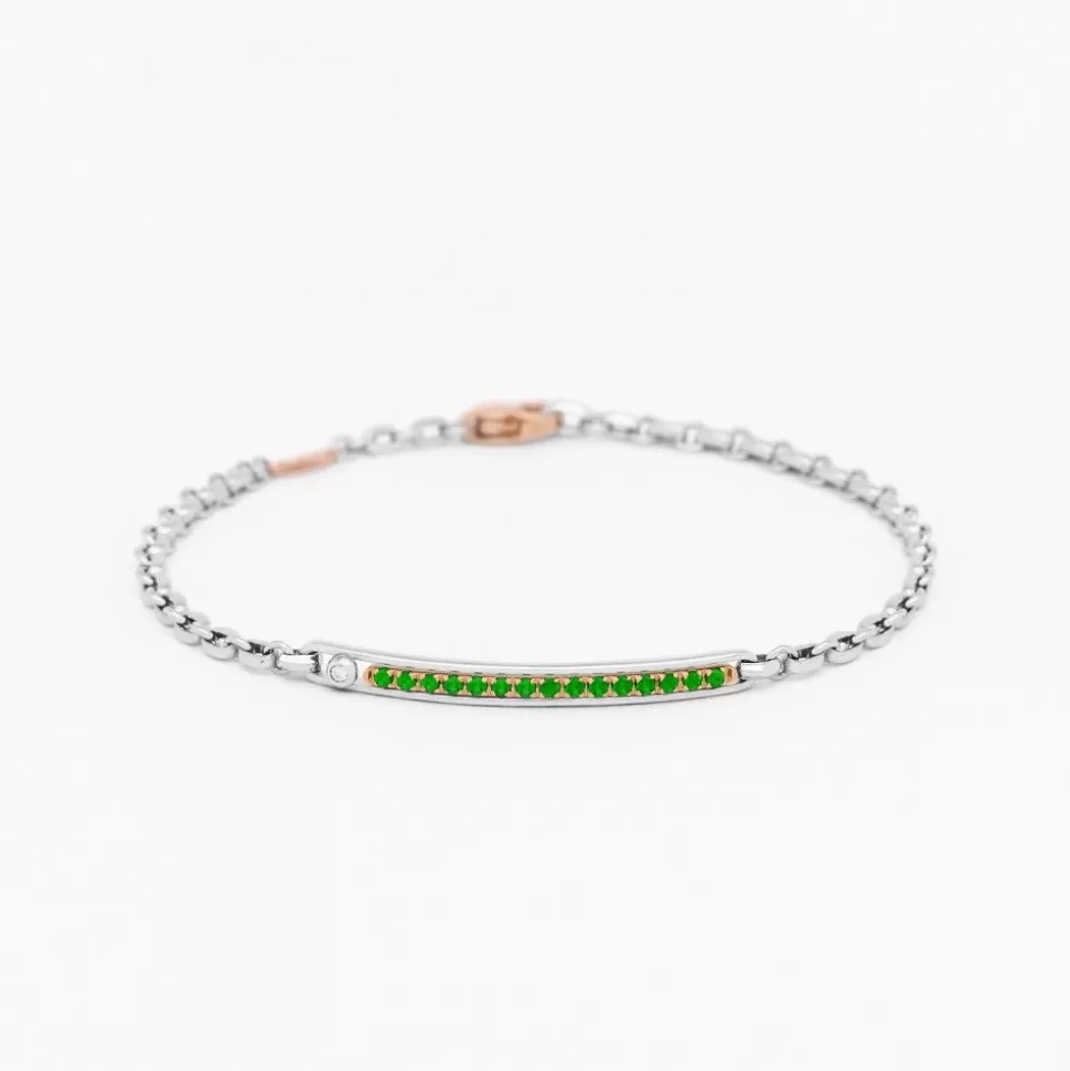 Zancan White Gold Bracelet With Precious Stones.^Zancan Gioielli Flash Sale