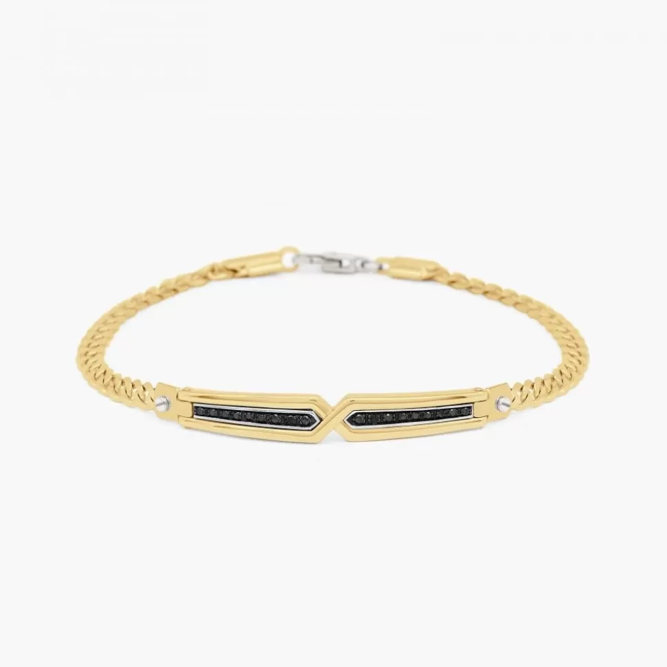 Zancan Yellow Gold Bracelet With Diamonds.^Zancan Gioielli Discount