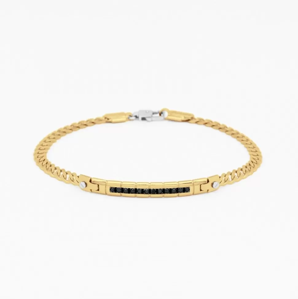 Zancan Yellow Gold Bracelet With Diamonds.^Zancan Gioielli Flash Sale