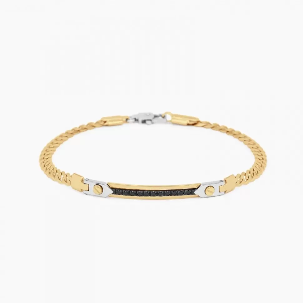 Zancan Yellow Gold Bracelet With Diamonds.^Zancan Gioielli Best Sale